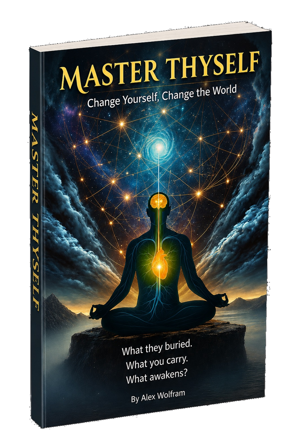 Master Thyself book cover by Alex Wolfram